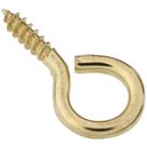 Pacote com 4 unidades de latão sólido Screw Eyes National Hardware N119-289 V2015