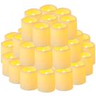Pacote com 48 velas LED para chá Yakpo, bateria de 3,8 x 4,6 cm