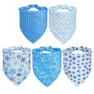 Pacote com 5 cachecóis reversíveis de verão Dog Bandana PAWCHIE