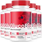 (Pacote com 5) Cápsulas GlucoBio - Comprimidos oficiais da Gluco Bio Support