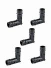 (Pacote com 5) Encaixe de expansão EFIELD Poly PPSU Pex-A, 25 mm x 25 mm, cotovelo de 90 graus