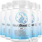 (Pacote com 5) Pílulas cerebrais do suplemento Neuro Boost IQ 300 cápsulas