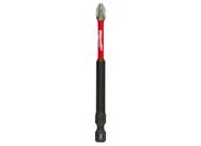 Pacote com 5 Power Bit Milwaukee Shockwave Phillips 2 de 3,5 cm