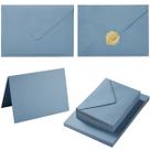 Pacote com 50 cartões e envelopes Dusty Blue A7, 13x18 cm