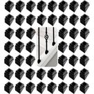 Pacote com 50 sapatos Sidasu Iron Baluster para trilhos de escada de 1,3 cm