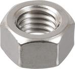 Pacote com 50 unidades com acabamento em aço inoxidável Hex Nut Hillman de 13 mm Pacote com 50 unidades com acabamento em aço inoxidável Hex Nut Hillman de 13 mm