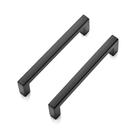 Pacote com 55 alças quadradas finas Ravinte, 9,6 cm, preto fosco Pacote com 55 alças quadradas finas Ravinte, 9,6 cm, preto fosco