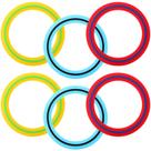 Pacote com 6 anéis de silicone Flying Discs Soulchen de 28,5 cm