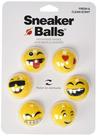 Pacote com 6 bolas de tênis com desodorizante de sapatos Emoji Sof Sole