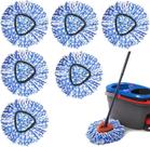 Pacote com 6 cabeças de reposição Spin Mop para Ocedar RinseClean Pacote com 6 cabeças de reposição Spin Mop para Ocedar RinseClean