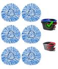 Pacote com 6 cabeças de reposição Spin Mop para tanque O-Cedar RinseClean 2 Pacote com 6 cabeças de reposição Spin Mop para tanque O-Cedar RinseClean 2