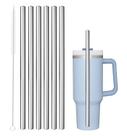Pacote com 6 canudos de aço inoxidável para Stanley Tumbler