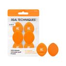 Pacote com 6 corretivos Makeup Puff Real Techniques Mini Miracle