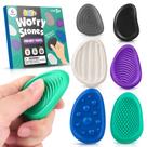 Pacote com 6 Fidget Toys KLT Sensory Stone para adultos e crianças