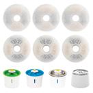 Pacote com 6 filtros de fonte de água Cat para Catit Triple Action Pacote com 6 filtros de fonte de água Cat para Catit Triple Action
