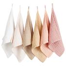 Pacote com 6 panos de musselina para bebês Konssy, 11 x 11", 100% algodão Pacote com 6 panos de musselina para bebês Konssy, 11 x 11", 100% algodão
