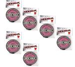 Pacote com 6 purificadores de ar roxos com logotipo Sex Wax Mr. Zoggs 3"