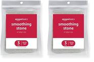 Pacote com 6 Smoothing Stone Amazon Basics Grey
