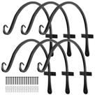Pacote com 6 suportes para plantas Worth, 36 cm, Black Iron Pacote com 6 suportes para plantas Worth, 36 cm, Black Iron