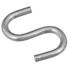Pacote com 6 unidades banhadas a zinco S Hooks National Hardware N121-574 V2076