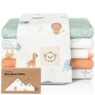 Pacote com 6 unidades de algodão orgânico Burp Cloths KeaBabies