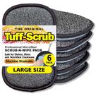 Pacote com 6 unidades de microfibra Scrub-N-Wipe Pad Tuff-Scrub