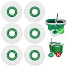 Pacote com 6 unidades de reposição Mop Head para Libman Tornado Spin Mop