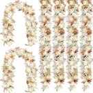 Pacote com 6 unidades Fall Garland NUTIKAS Neutral de 1,8 m para lareira Mantle