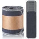 Pacote com 60 papéis higiênicos reutilizáveis FuWeave, toalhas de bidê laváveis e reutilizáveis, a granel, toalhas sem papel, rolos, esteira de flanela e algodão de 12 x 4,3", toalhetes de pano, guardanapos de banheiro com papelão (cinza minimalista)