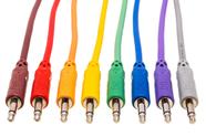 Pacote com 8 cabos de conexão Eurorack Hosa CMM-890 - 90 cm, variados