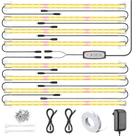 Pacote com 8 LEDs Grow Light Relassy 80W Full Spectrum para plantas