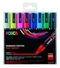 Pacote com 8 marcadores Posca Markers 5M para materiais de arte e material escolar