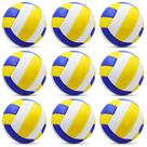 Pacote com 9 bolas de PU macias impermeáveis tamanho 5 da Ukontagood Volleyball Pacote com 9 bolas de PU macias impermeáveis tamanho 5 da Ukontagood Volleyball