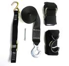 Pacote combinado Cargo Strap Rod Saver Tie Down preto