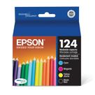 Pacote combinado de cartuchos de tinta EPSON 124 DuraBrite Ultra preto e colorido