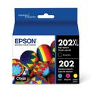 Pacote combinado de cartuchos de tinta Epson 202 Claria High Capacity Pacote combinado de cartuchos de tinta Epson 202 Claria High Capacity