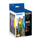 Pacote combinado de cartuchos de tinta Epson 822 DuraBrite Ultra T822XL-BCS