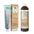 Pacote: creme dental e enxaguante bucal Doctor Ginger's Coconut Oil Care Pacote: creme dental e enxaguante bucal Doctor Ginger's Coconut Oil Care