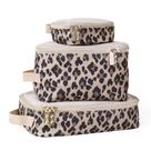 Pacote Cubes Itzy Ritzy: conjunto de 3 organizadores de viagem Leopard Pacote Cubes Itzy Ritzy: conjunto de 3 organizadores de viagem Leopard