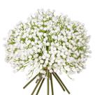 Pacote de 10 flores artificiais a granel Baby's Breath (30 unidades) brancas
