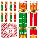 Pacote de 10 lembrancinhas de Natal sem encaixe com chapéus de festa Pacote de 10 lembrancinhas de Natal sem encaixe com chapéus de festa