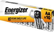 Pacote de 10 Pilhas Industriais Energizer Max AA
