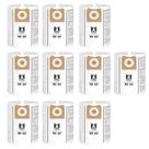 Pacote de 10 sacos de vácuo de reposição para Ridgid VF3502 12-16 galões