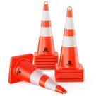 Pacote de 10 Traffic Cones RoadHero de 70 cm com gola reflexiva