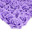 Pacote de 100 cravos roxos de flores artificiais Juvale