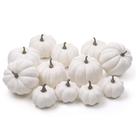 Pacote de 12 abóboras artificiais Ogrmar para decoração de Halloween