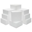 Pacote de 12 blocos de espuma Juvale para artesanato, 10 x 10 x 5 cm, brancos
