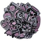 Pacote de 12 com tema de Halloween de Iron on Patches Harsgs Pacote de 12 com tema de Halloween de Iron on Patches Harsgs