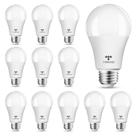 Pacote de 12 lâmpadas LED Torkase de 13 W (substituição de 100 W) 1500LM 3500K