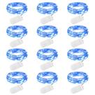 Pacote de 12 String Lights Brightown, 7 pés e 20 LED, azul, impermeável Pacote de 12 String Lights Brightown, 7 pés e 20 LED, azul, impermeável
